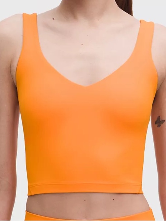 lululemon athletica Tops - Lululemon NEW Align Tank Top *Light Support, A/B Cup Citrus Sizzle Tone